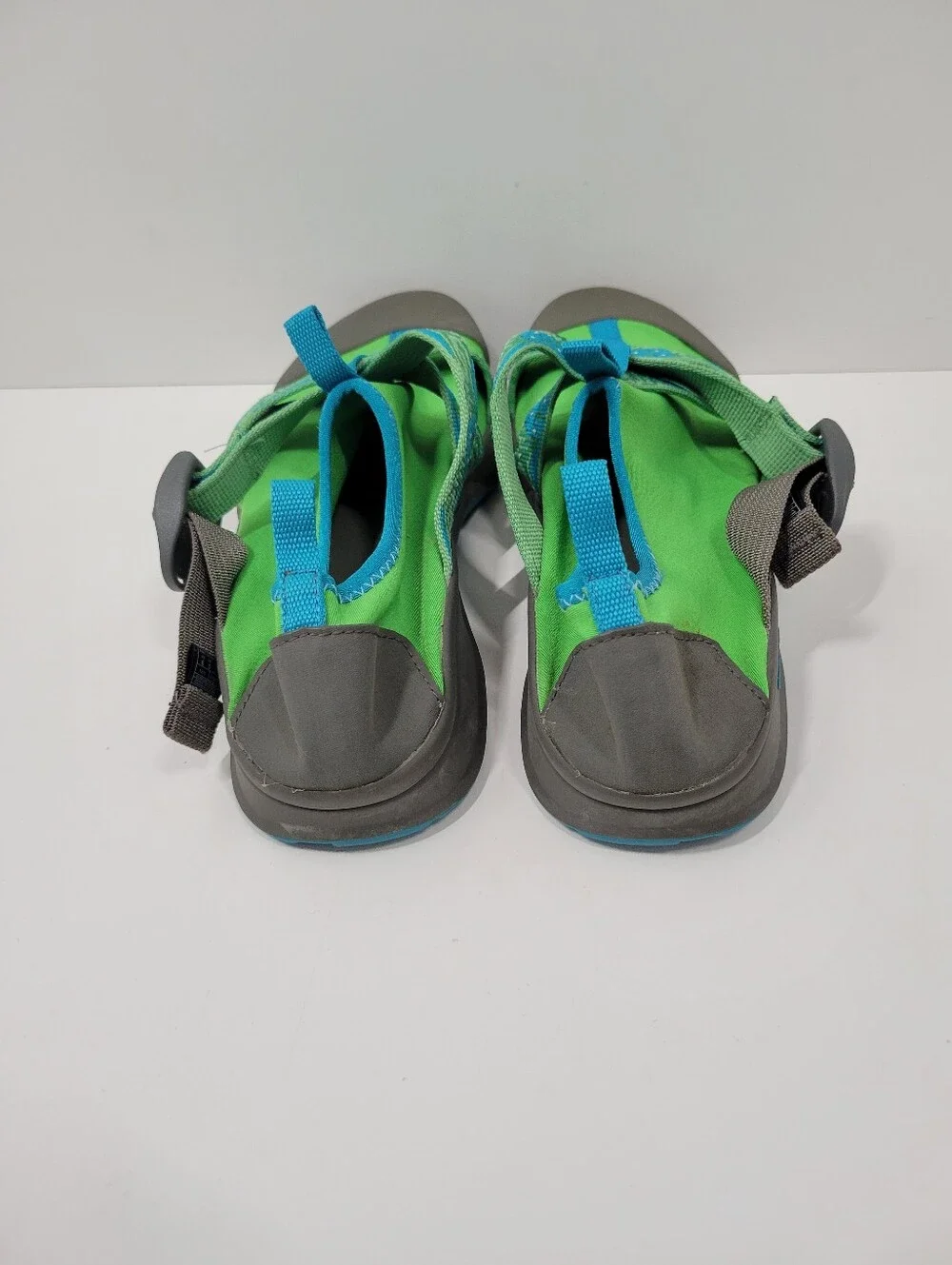 Chaco Vitim EcoTread Green Blue Sandal Water Shoes Youth Kids Junior Size 6
